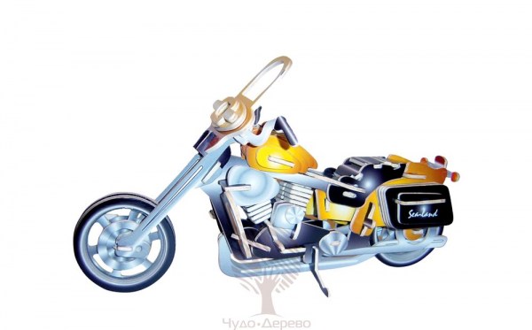 Классический мотоцикл (цветной), арт.: PC020